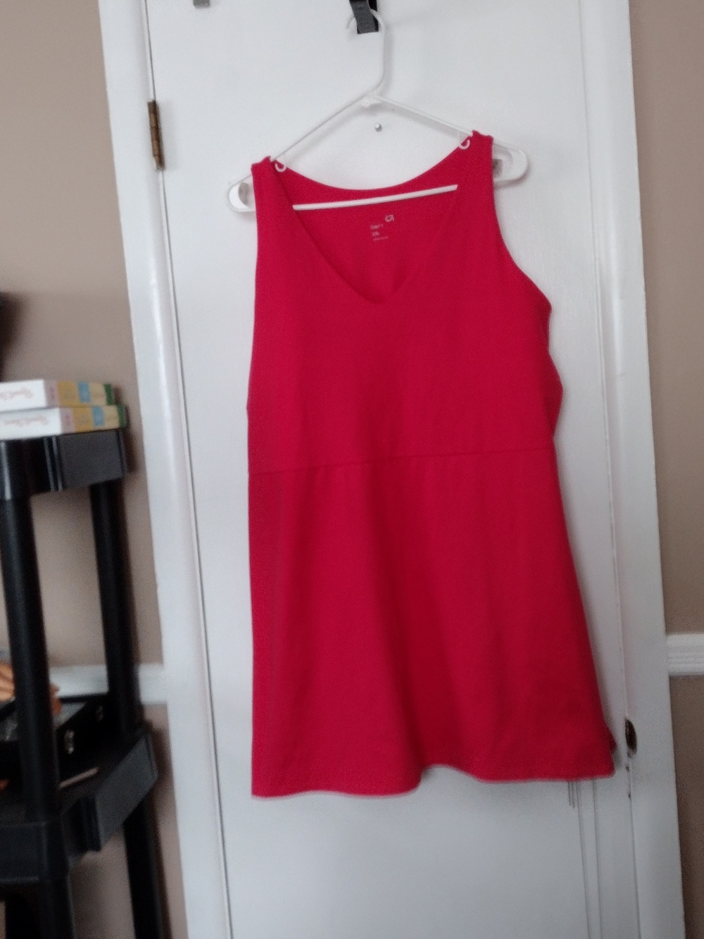 GAP Hot Pink V-Neck Tank Dress